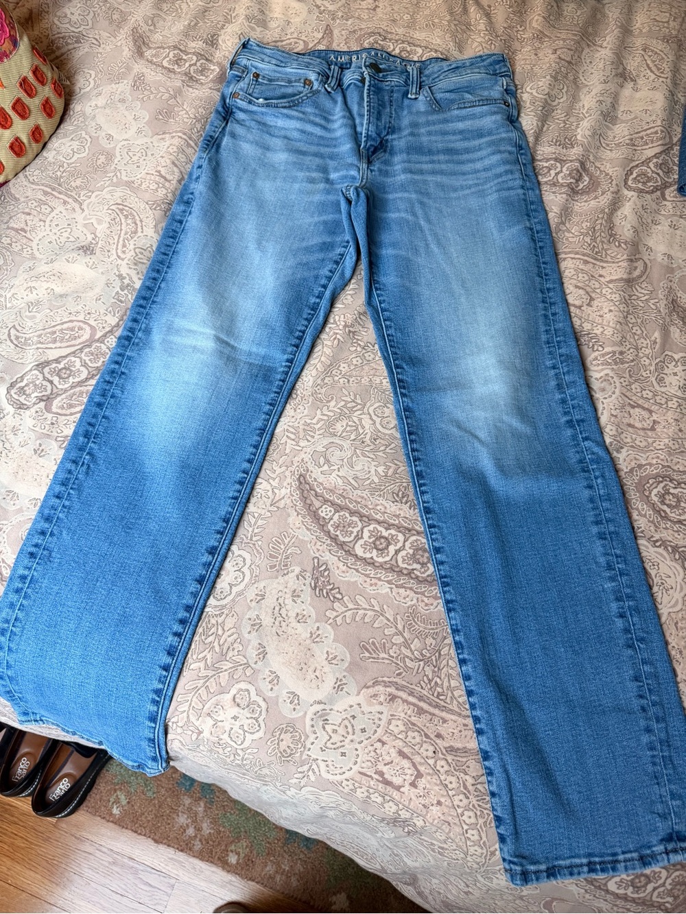 American Eagle Outfitters Light Blue Straight Jeans